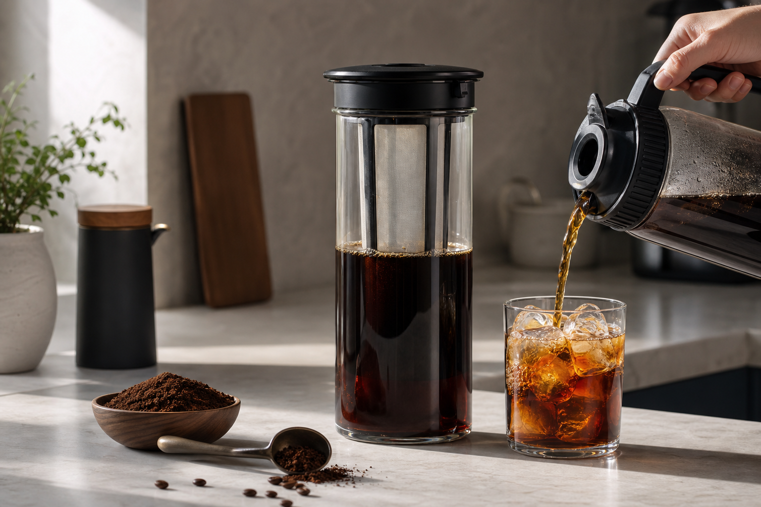 Weekly cold brew prep